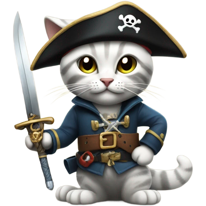 pirate cat emoji