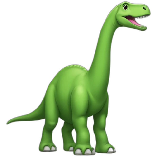 Brontosaurus green emoji