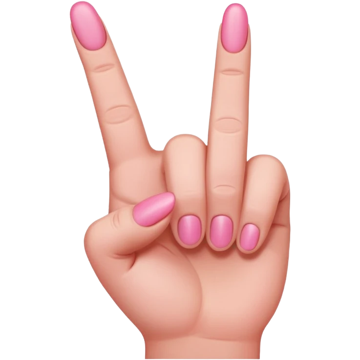 pink middle finger emoji