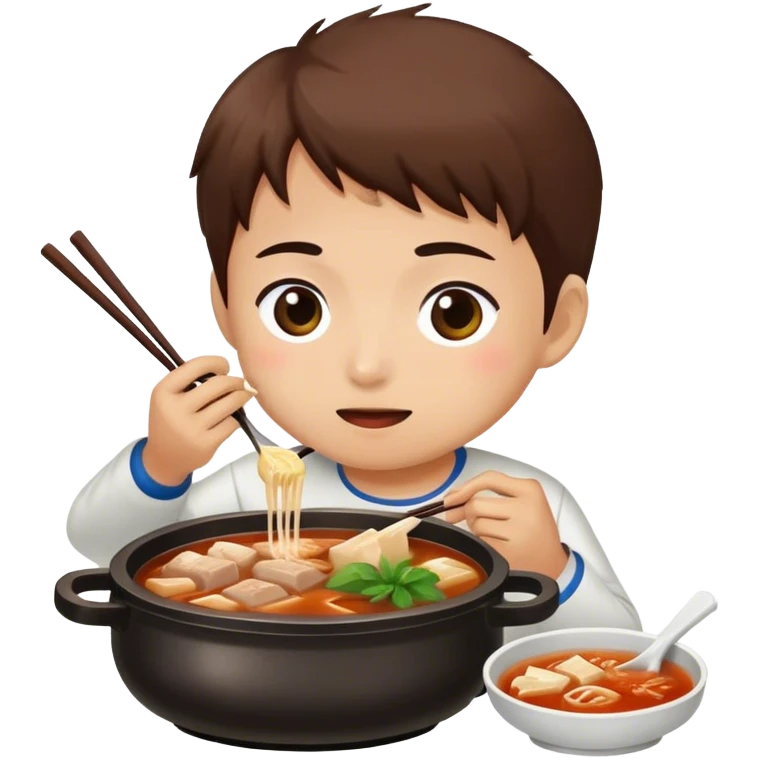 吃火锅 emoji