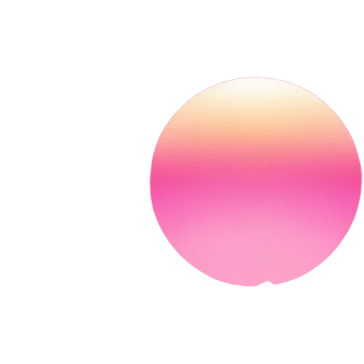 Pink sun emoji