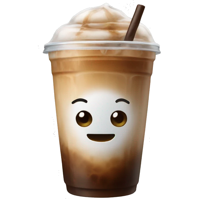 Iced coffee  emoji