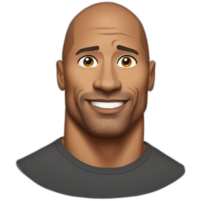 Dwayne Johnson emoji