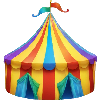 rainbow big top emoji