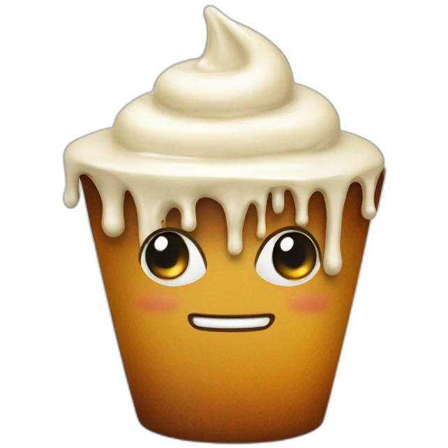 glace qui a chaud emoji