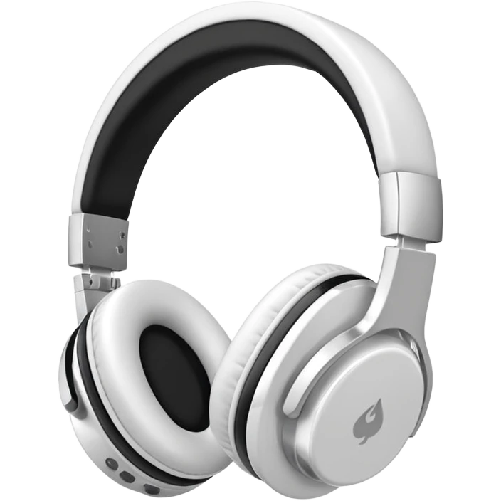 Headphones brown or white emoji