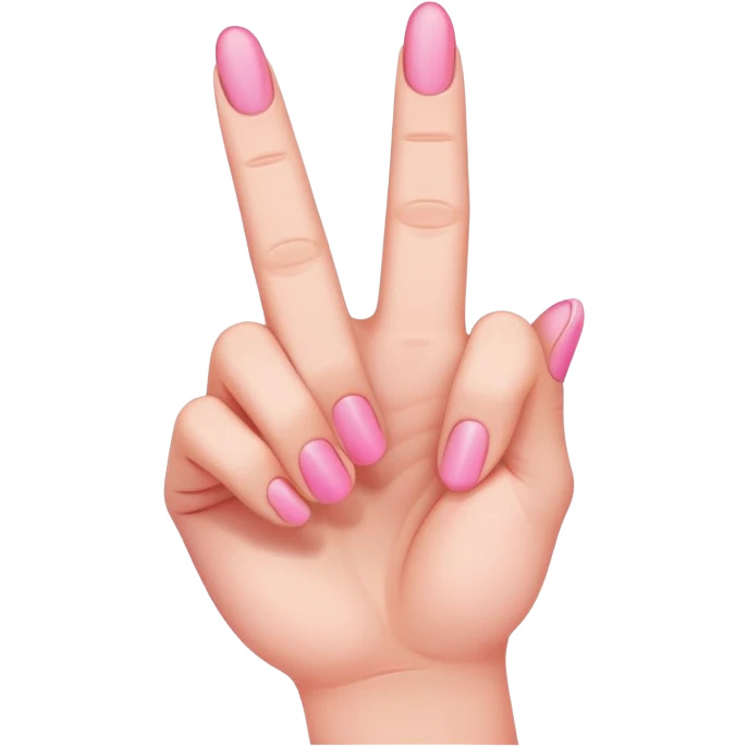 Pink middle finger  emoji