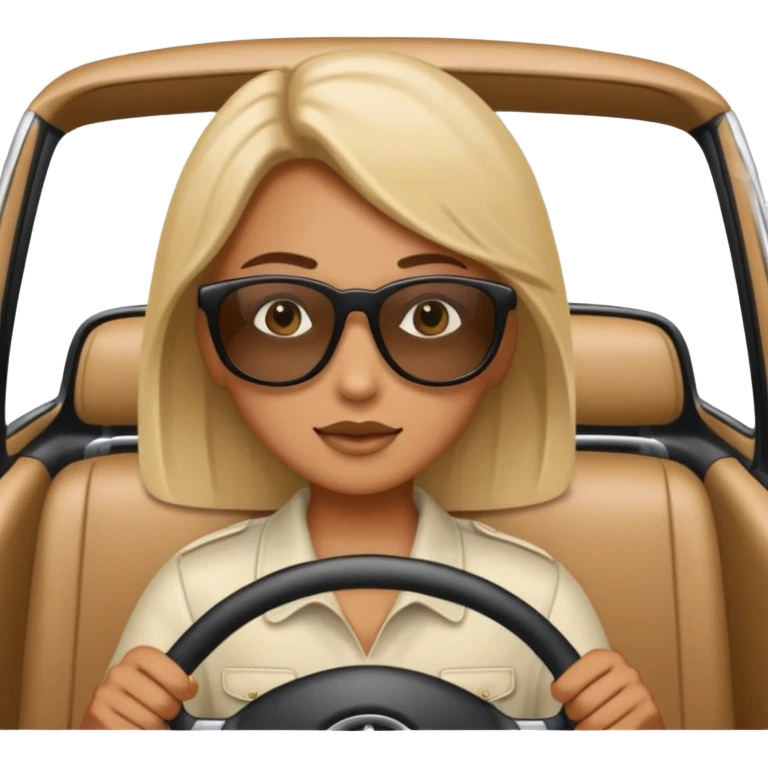 Simit araba kullanıyor emoji