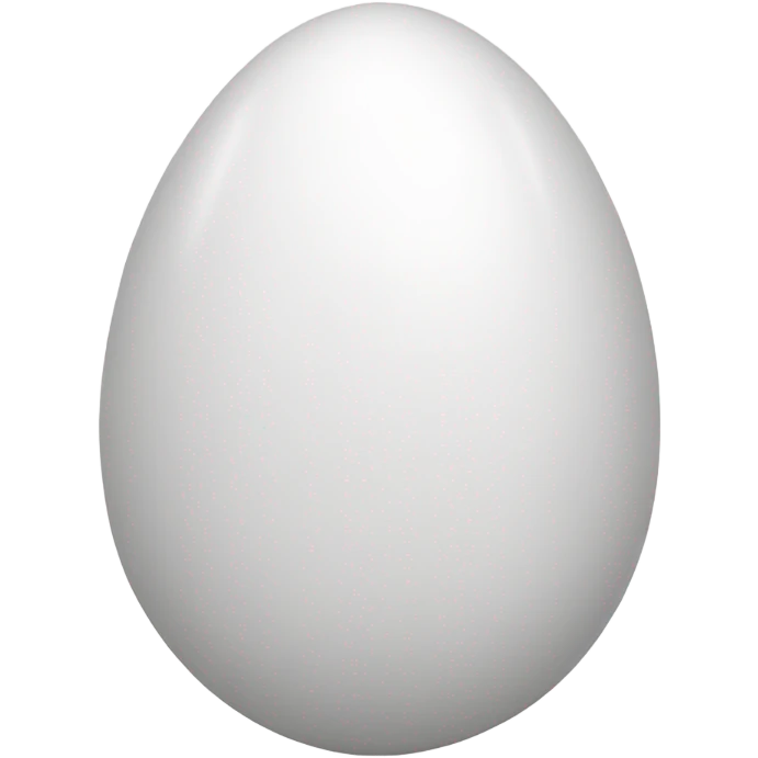 A classic egg emoji. emoji