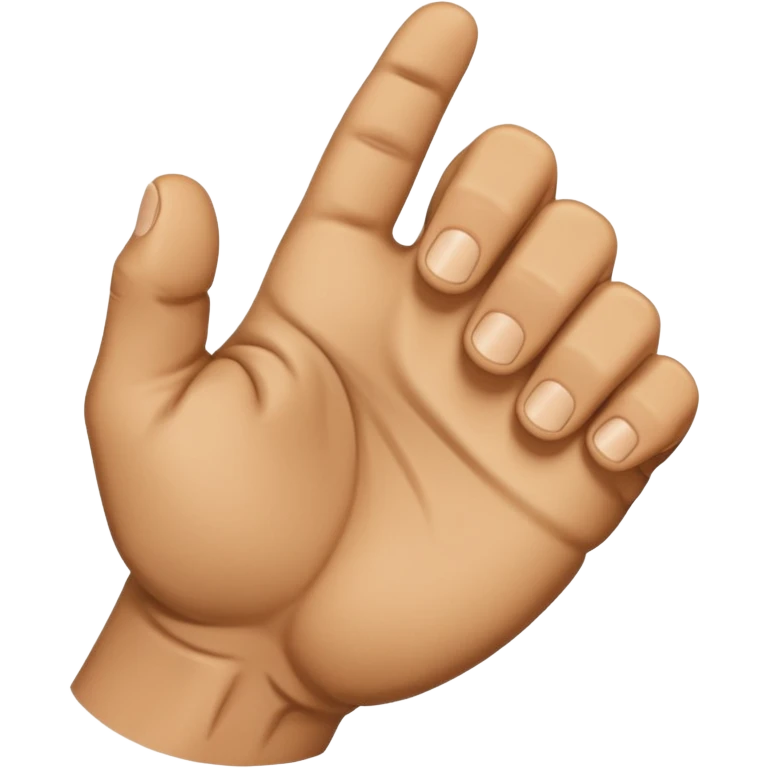 rear of veiny fist backview emoji