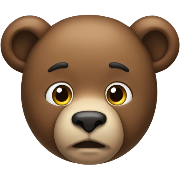 Oso con moño emoji