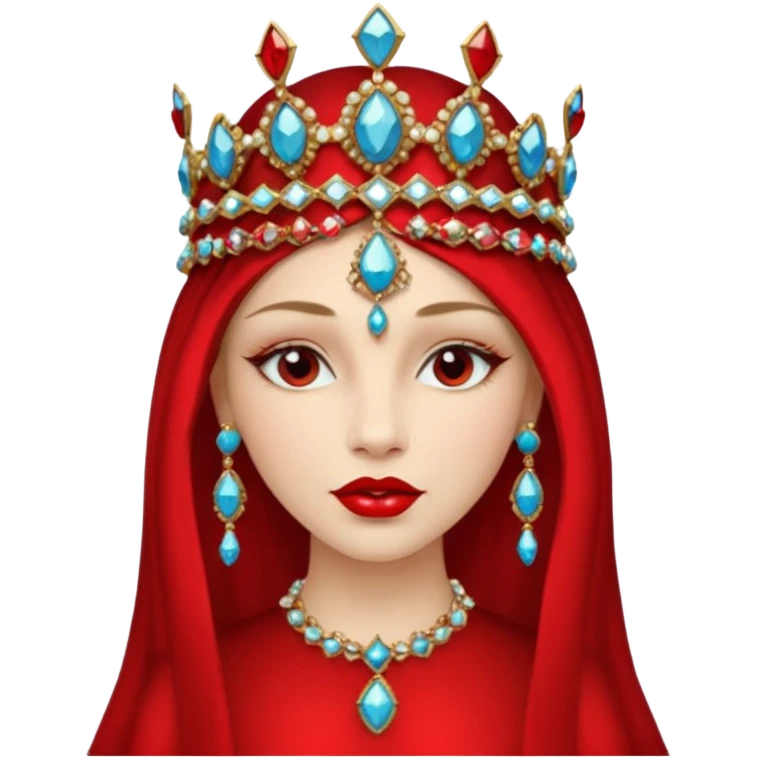  portrait of a Renaissance woman emoji