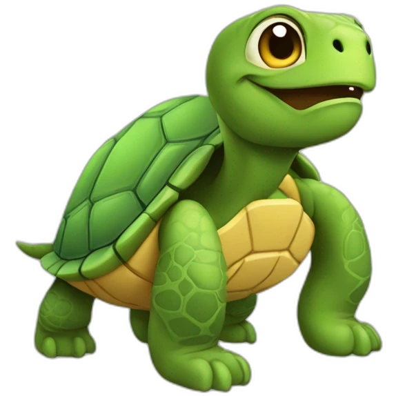 Chat sur tortue emoji