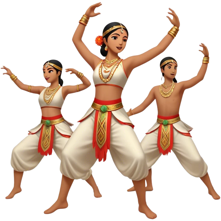 Cinematic Realistic Sirtaki Dance Pop Culture Emoji, showcasing energetic traditional dance movements rendered with dynamic, rhythmic lighting and expressive detail. emoji