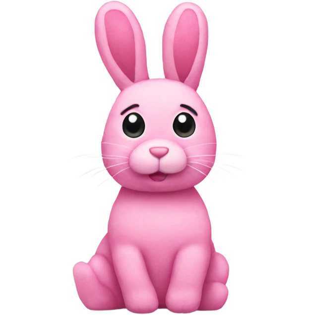 pink plushie bunny emoji