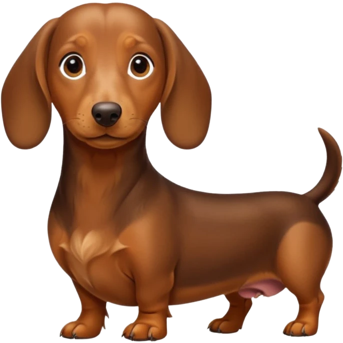 Perro salchicha  emoji