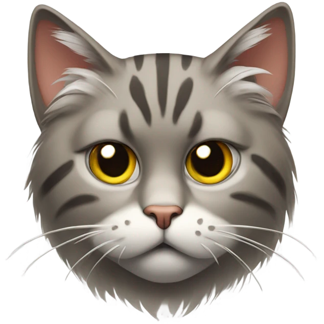 Chicken shit cat emoji