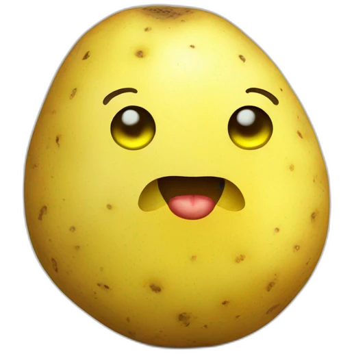 Potato with lemon  emoji