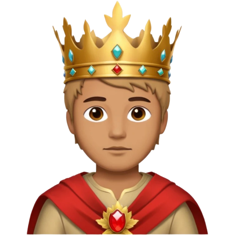 Autumn King – maple crown + bronze sash,Red Kings. emoji