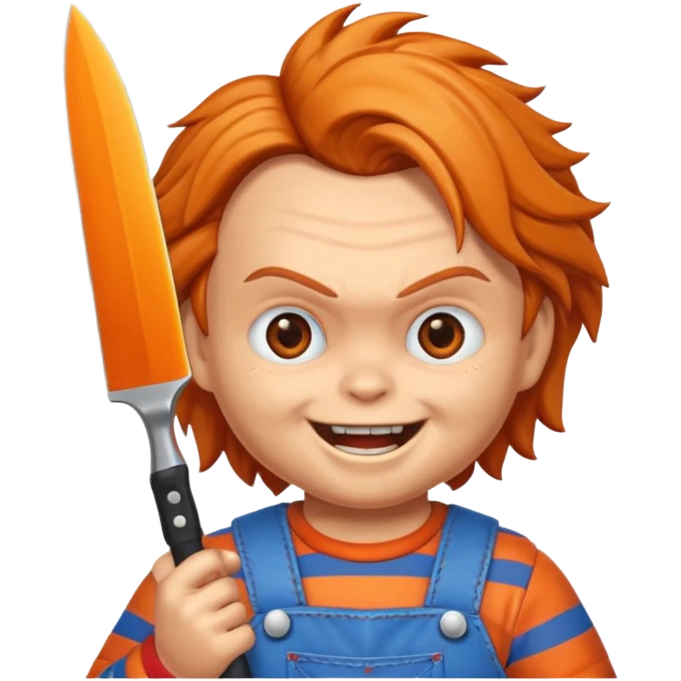 Un emojin de chuky emoji