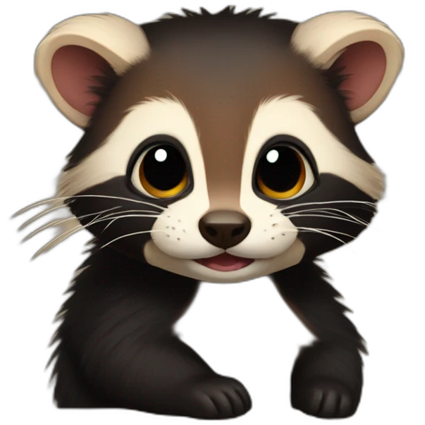 Furry Polecat emoji