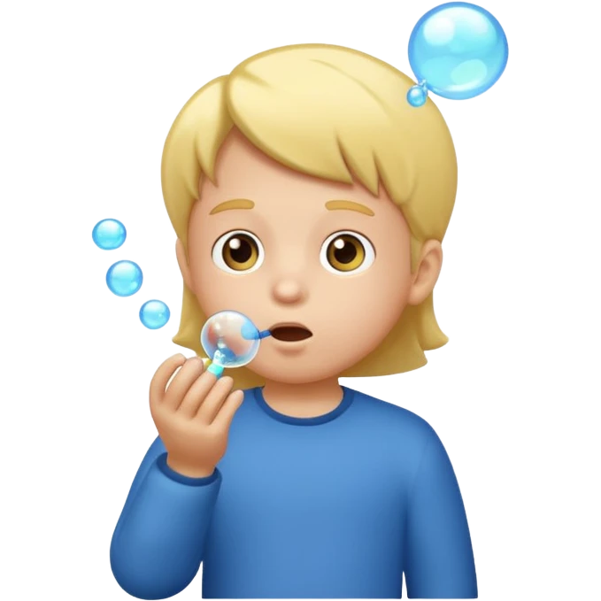 Bubble Blowing Kid emoji