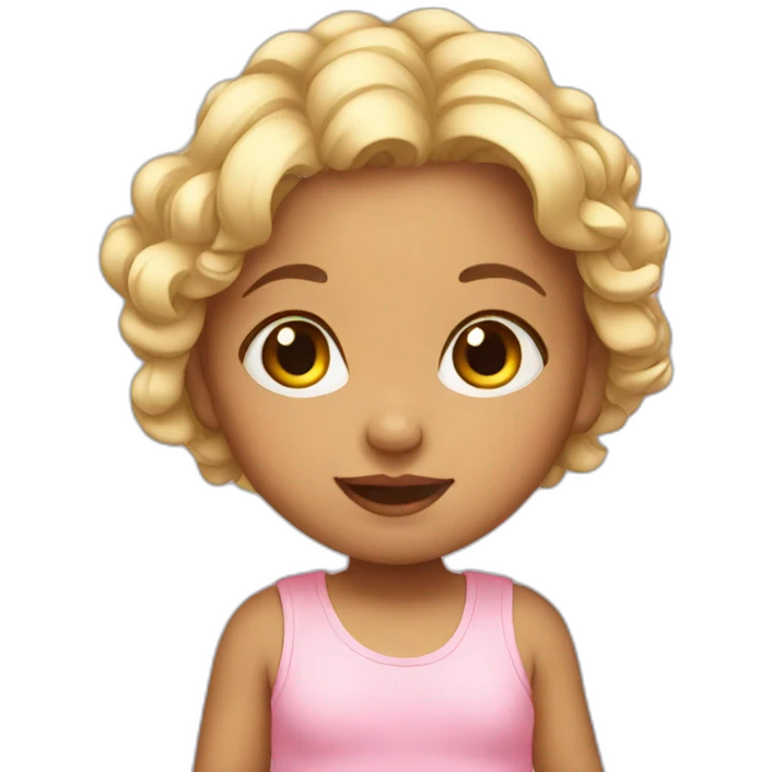 girl baby emoji