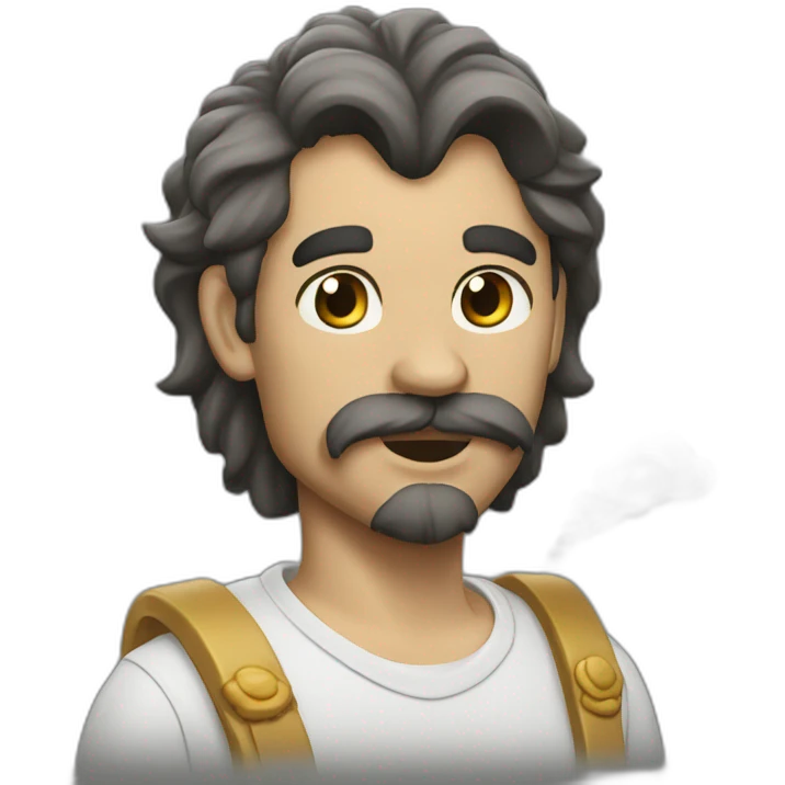 León con humo emoji