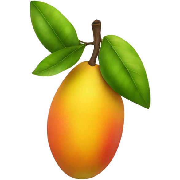 Realistic Mango emoji