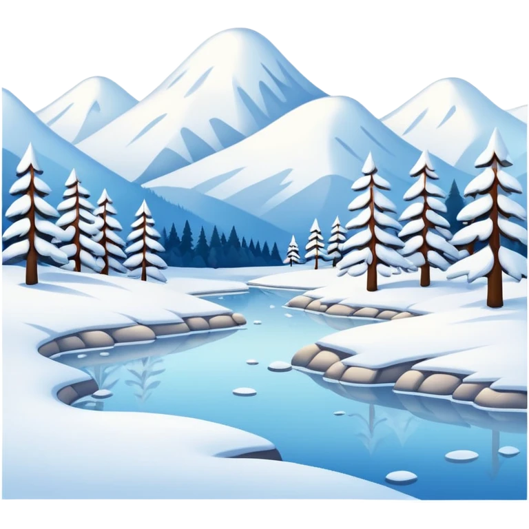 Snow season emoji