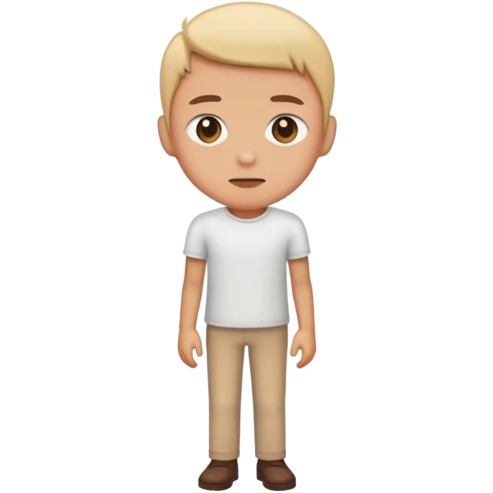 person standing alone emoji