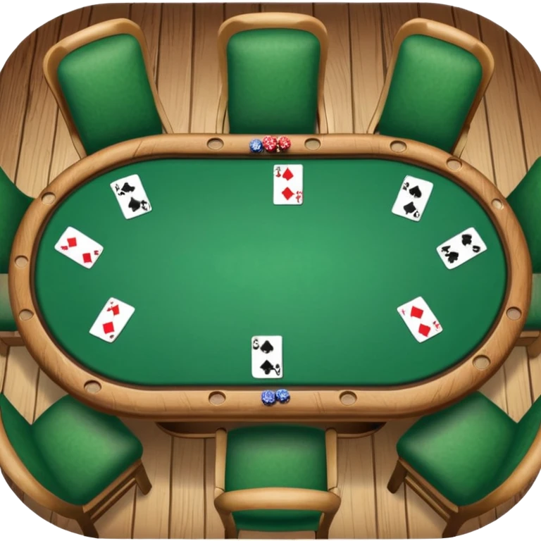 Poker Table: Standard Green Oval Table



 emoji