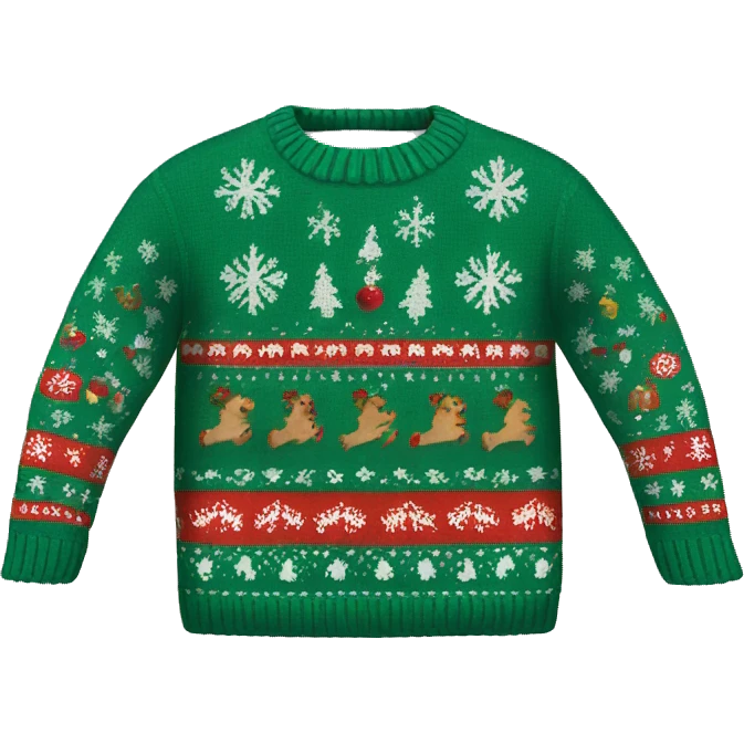 Christmas sweater  emoji