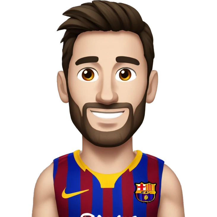 Messi atla gidiyor emoji
