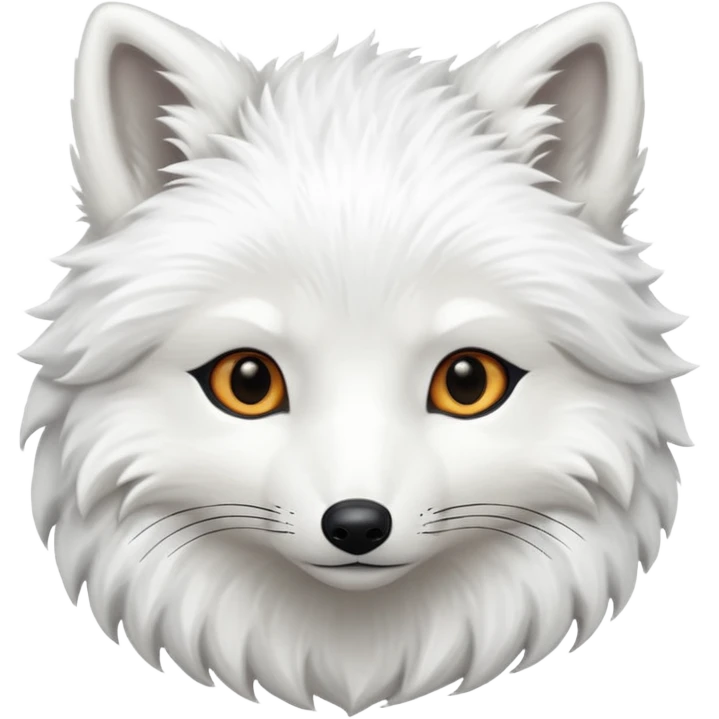 White fox emoji emoji