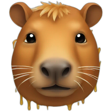 melting capybara capybara emoji