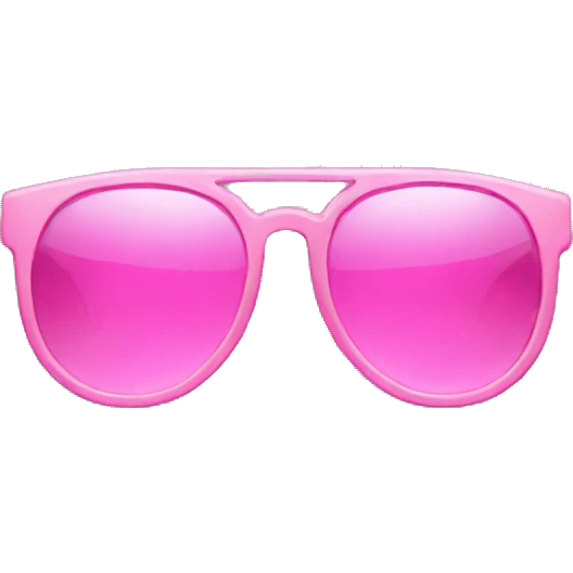Pink sunglasses emoji