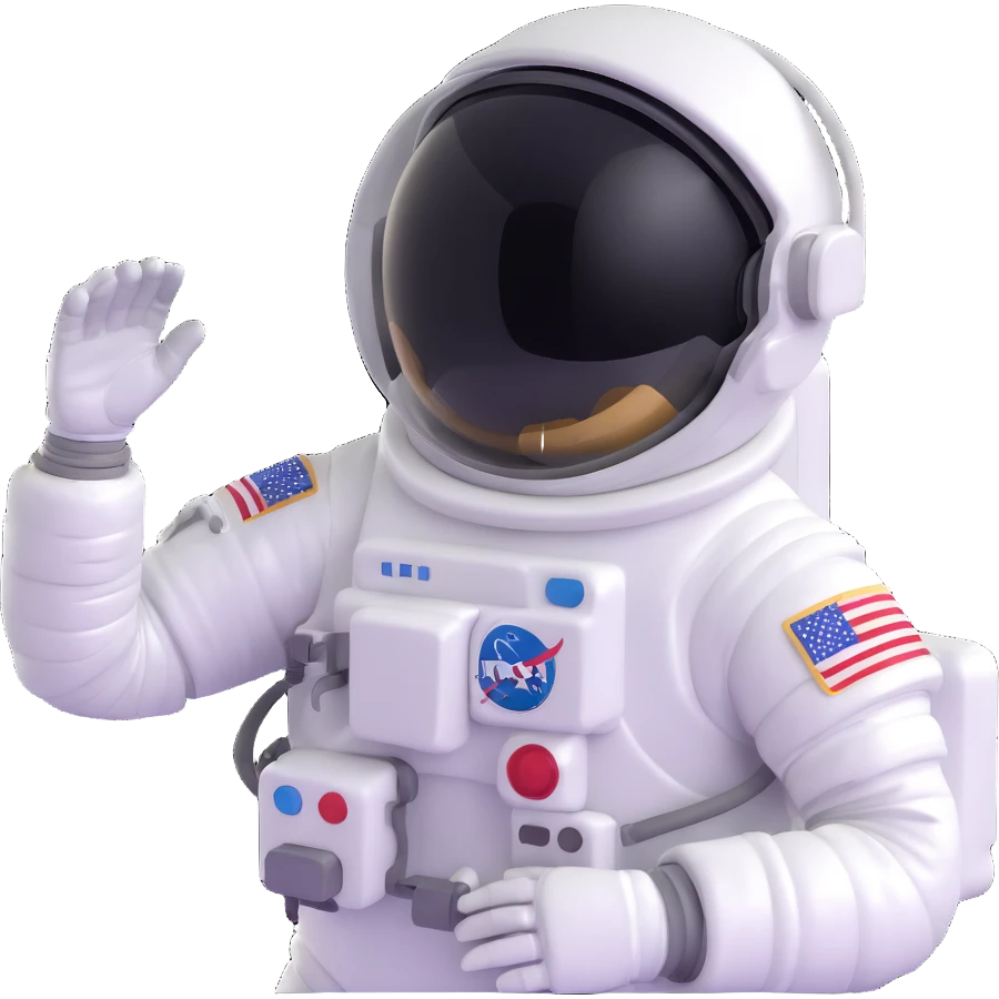 astronaut in space emoji