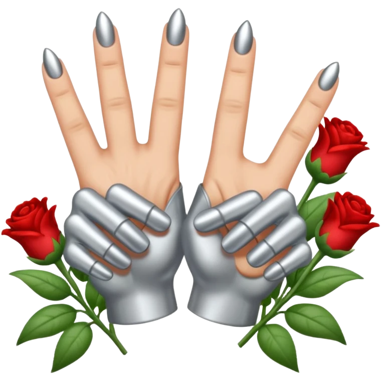 💐 and middle fingers remove the person emoji