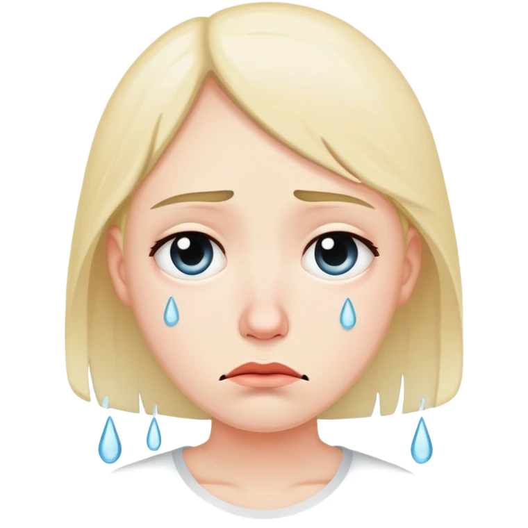 sad mood face with tears emoji