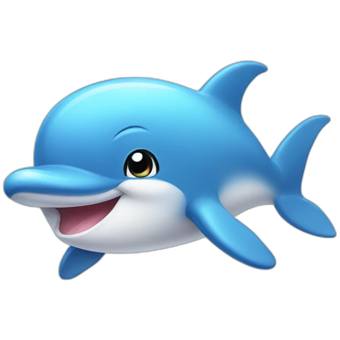 kawaii dolphin emoji