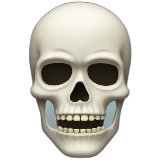 Skeleton mask emoji