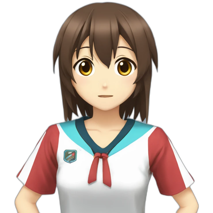 Haruhi Suzumiya In sportswea emoji