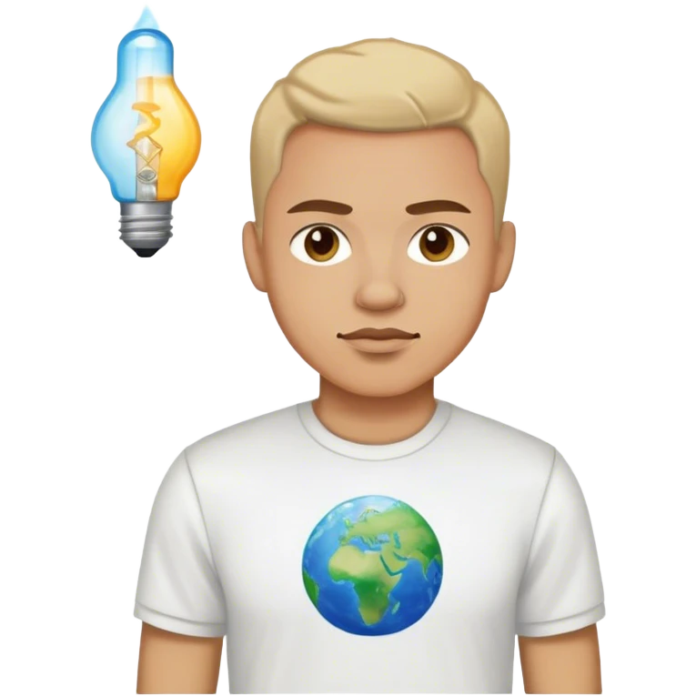 climate activist climate activist man shirt emoji