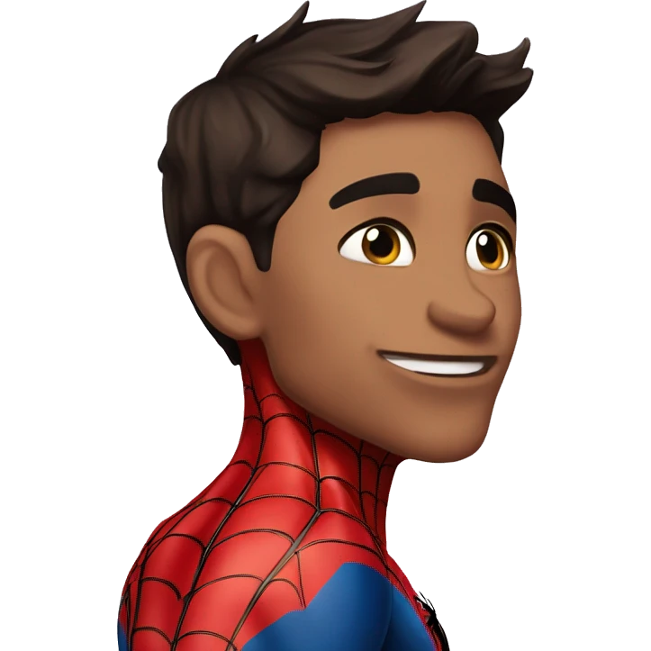 Spider man kiss mars morales emoji