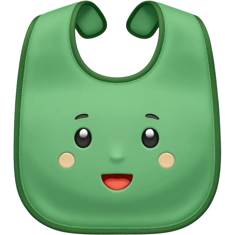 Green bib  emoji