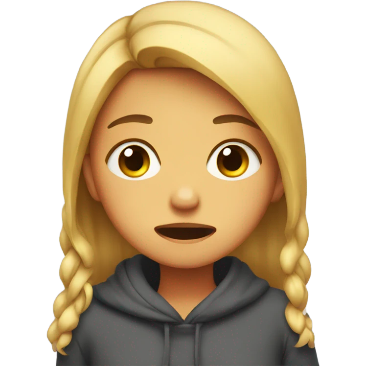 girl crying  emoji