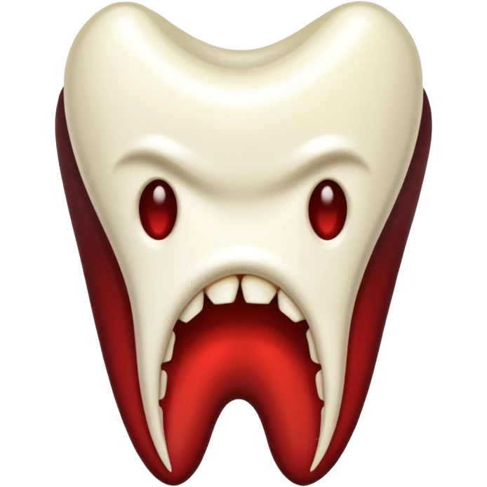 Vampire tooth emoji