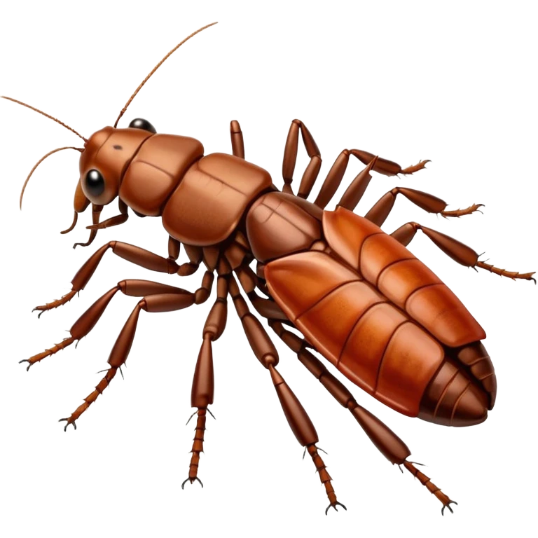dead female cockroach emoji