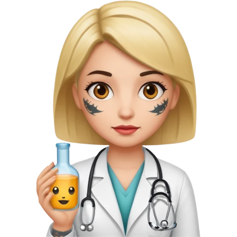 tattooed doctor girl emoji